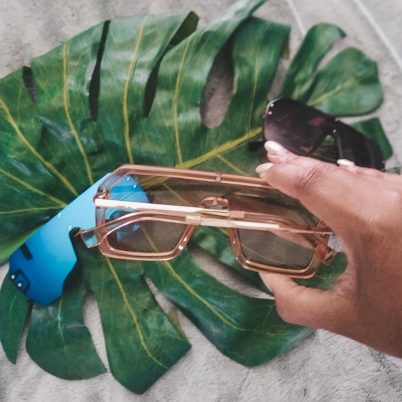 2/$40 Flewed Out Sunglasses Beige - Picture 3 of 6